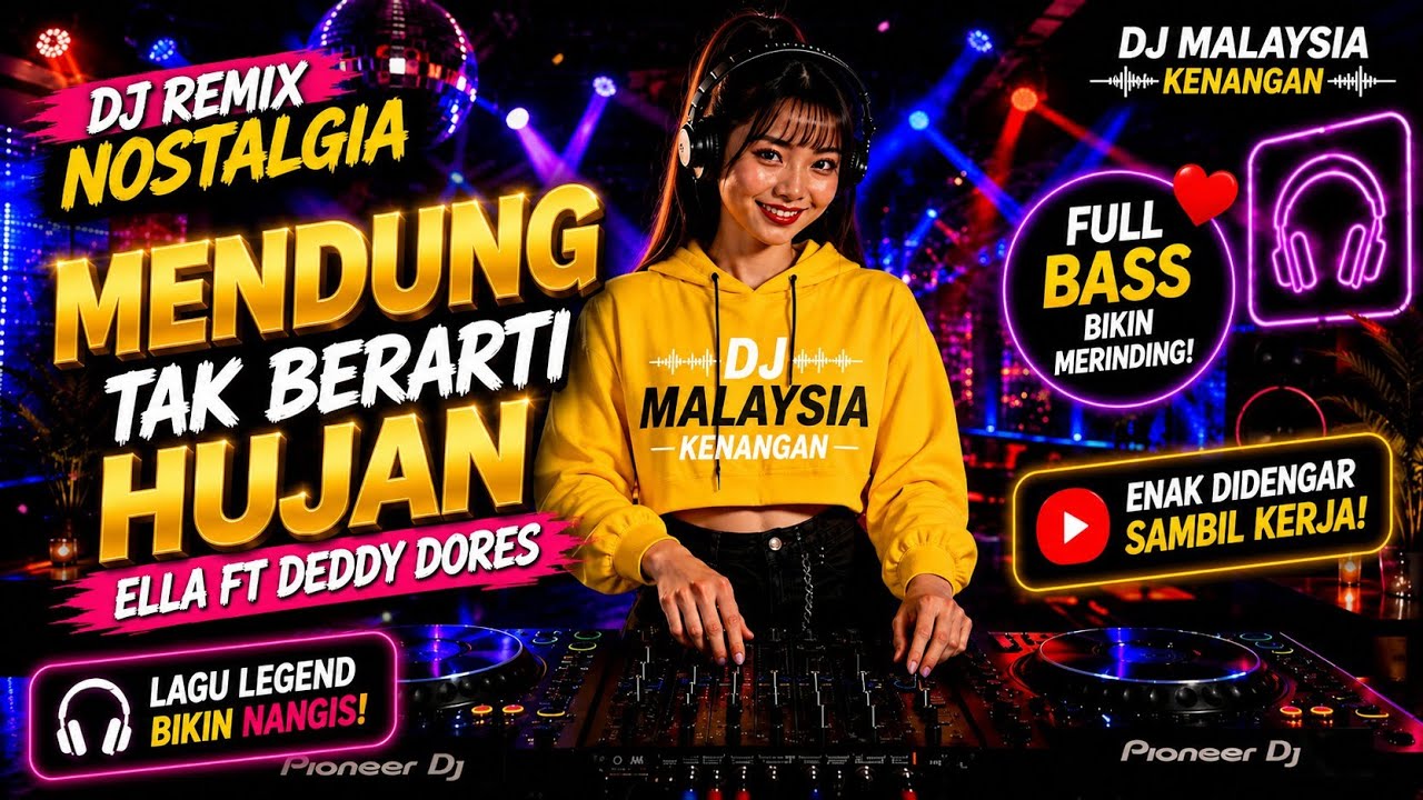 DJ Remix Nostalgia 2026 🎧 Mendung Tak Berarti Hujan - Ella ft Deddy Dores Enak Didengar Sambil Kerja