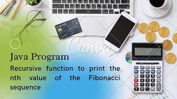 Java program that uses recursive function to print the nth value of the Fibonacci sequence