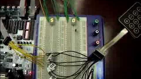 3x4 pin pad using STK500