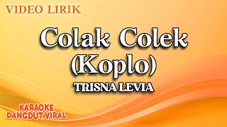 Download Lagu Trisna Levia - Colak Colek Koplo (Official Karaoke Video) | No Vocal MP3