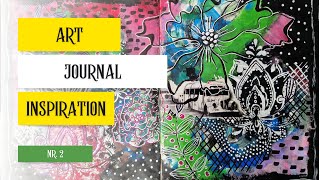 Unleash Your Creative Spirit: Watch an Art Journal Page Unfold
