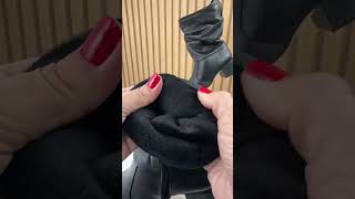 Bota Pegada Slouchy Cano Médio 280901 Couro Preta