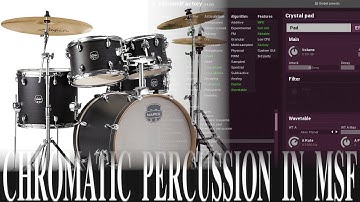 Keytracked Drums & Percussion in MSoundfactory