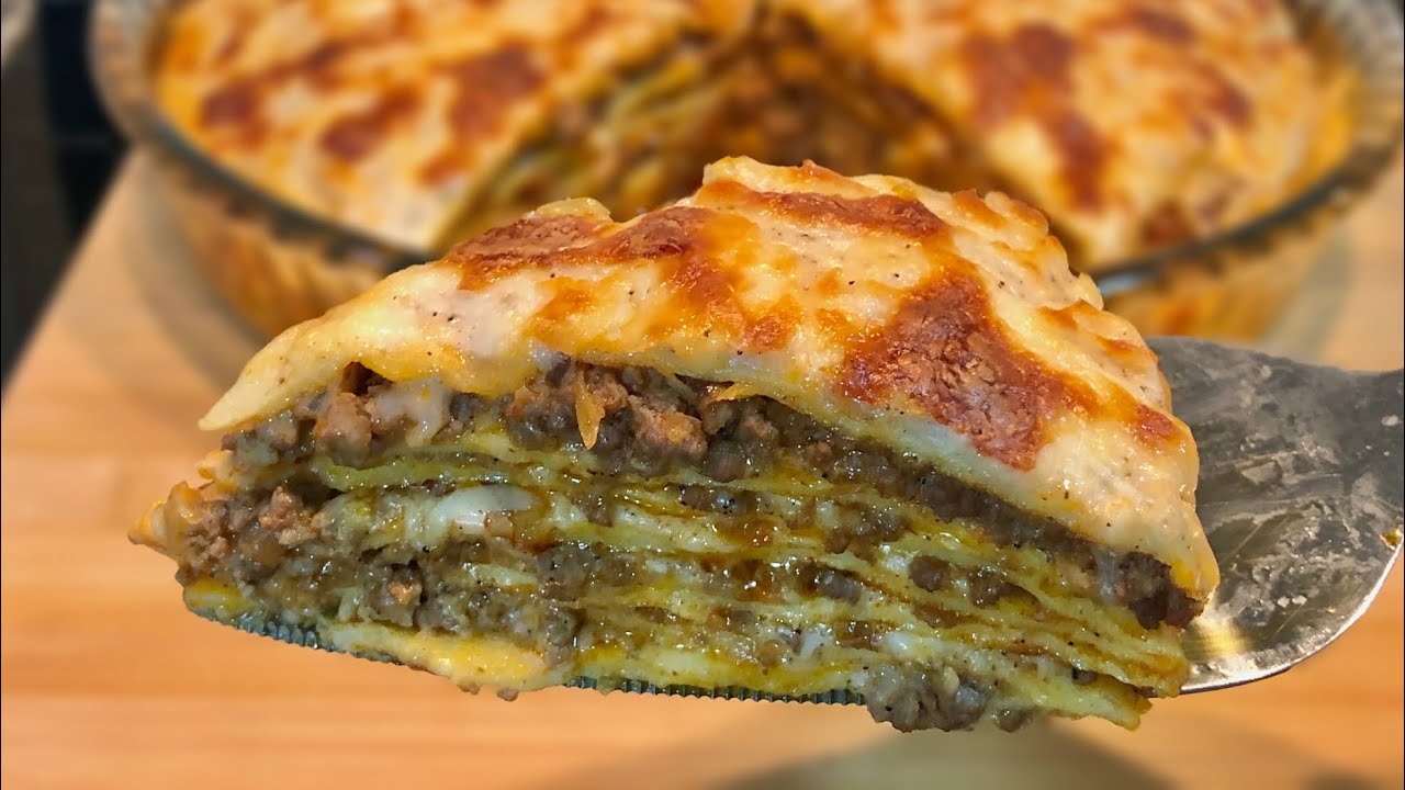 Krepten Lazanya Tarifi ❗️ Hem Hesaplı Hem Pratik ????