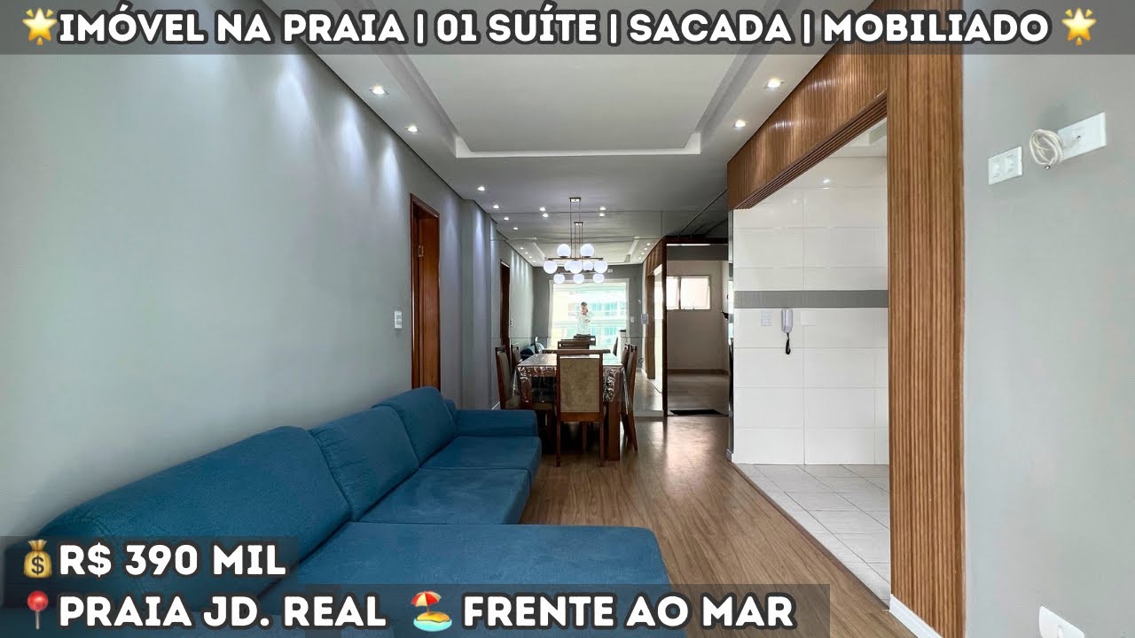 🌅VISTA AO MAR da sua SACADA GOURMET | 01 DORMITÓRIO SUÍTE | PLANEJADOS | LAZER | PRAIA GRANDE 📍🏖️