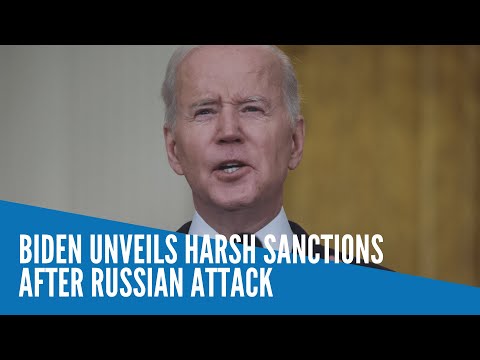 Biden unveils harsh sanctions after Russian attack