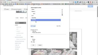 How to add horizontal navigation Google Site