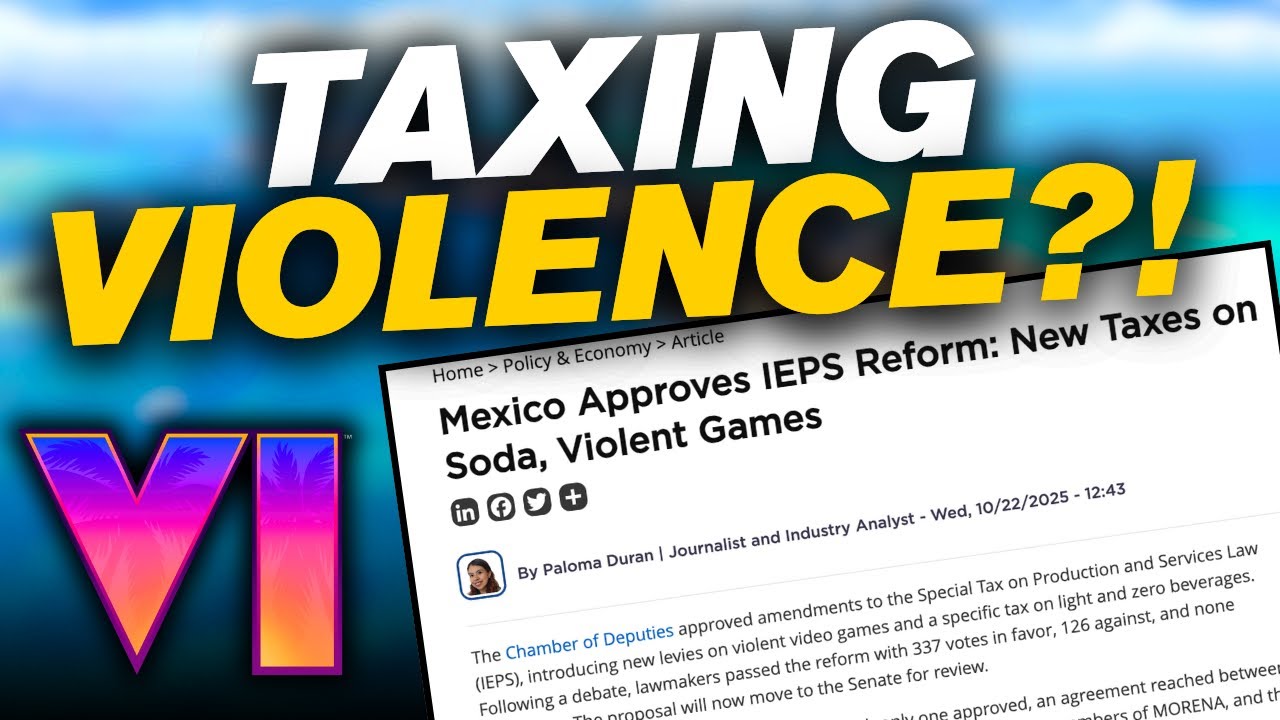 GTA 6 под угрозой? Налог на жестокие видеоигры и цензура в играх