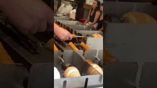 מאפה עלים ממולא בשוקולד