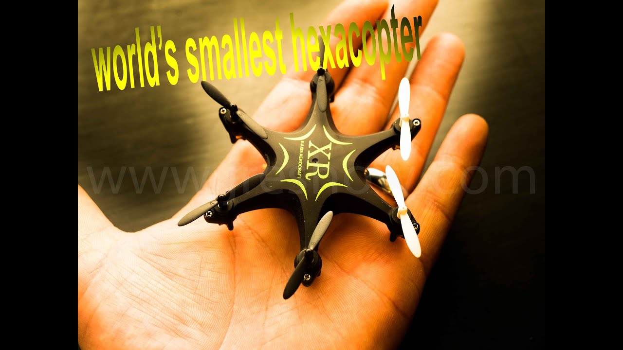 World's Smallest Hexcopter - Inguity XR-7 Micro Hexdrone - YouTube