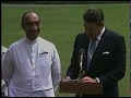 President Reagan’s Photo Ops. with President J. R. Jayewardene of Sri Lanka on June 18, 1984