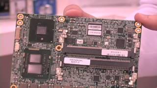 A demo of Kontron's Intel Core i7 products