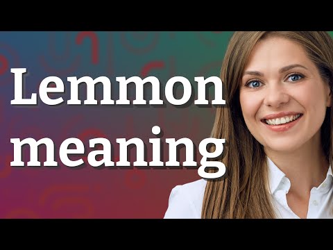 Lemmon Meaning
