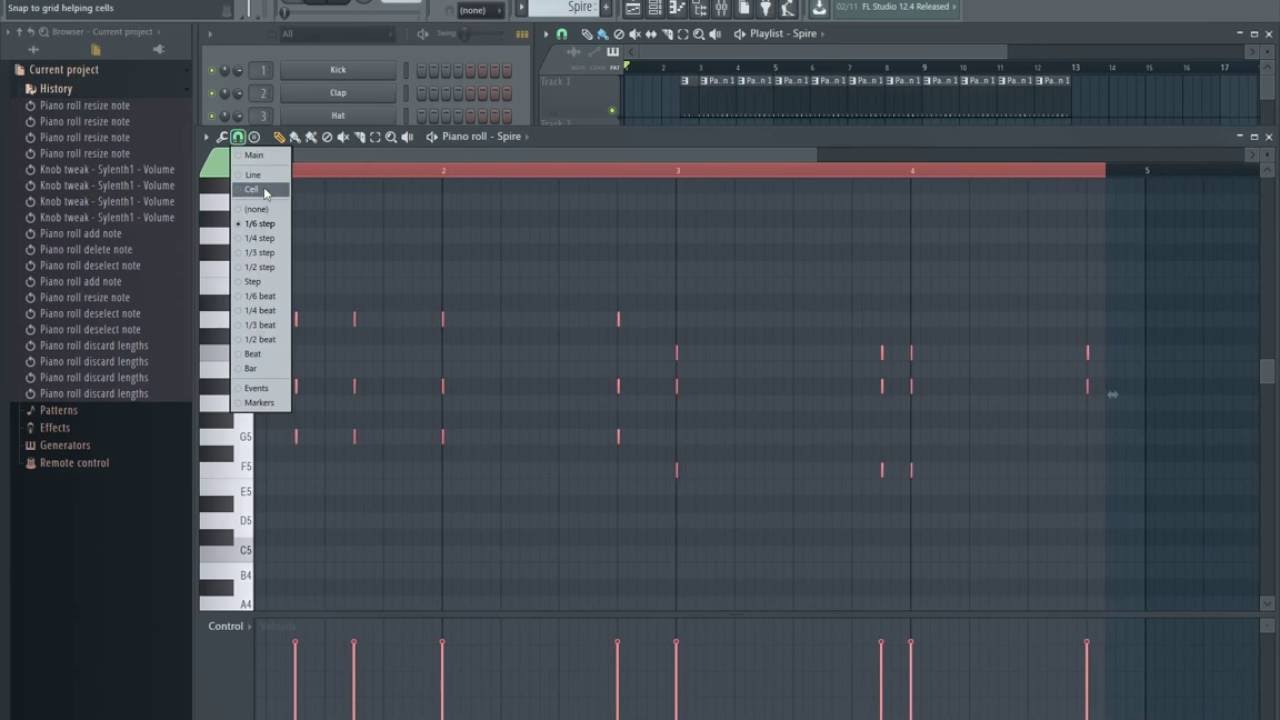 FL Studio 12 - Resize midi notes to the same size - YouTube