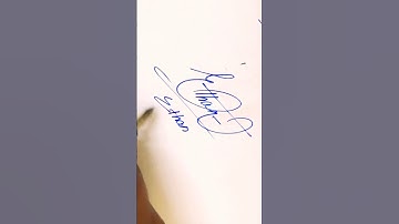 Ethan name Signature Style//Best Signature idea #Viralshorts