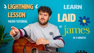 Lightning Lesson - Guitar Lesson - How To Play - Laid - James - Guitar Tutorial