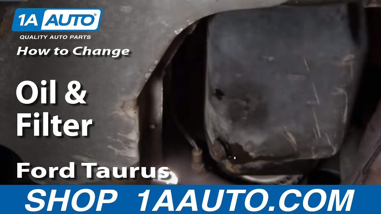 How To Change Oil and Filter Ford Taurus 3.0L V6 00-07 ... 2001 ford sport trac fuel filter 