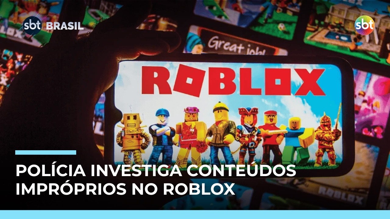 Polícia investiga exposição de menores a conteúdos inadequados no Roblox | #SBTBrasil