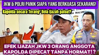 Download Lagu MAMPUS.!! EFEK IJAZAH JKW, 3 ORANG POLDA DIPECAT TANPA HORMAT? JKW \u0026 POLRI NUNGGU GILIRAN⁉️ MP3