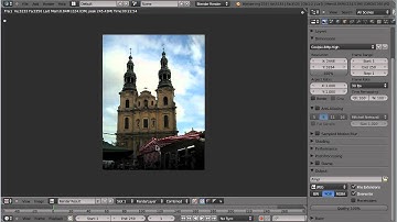 Perspective correction with Blender