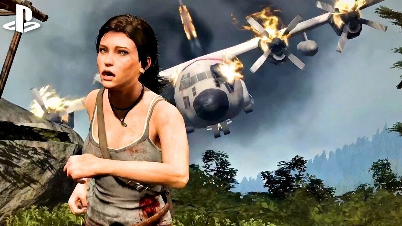 Tomb Raider Definitive Edition Plane Crash Scene!! YouTube