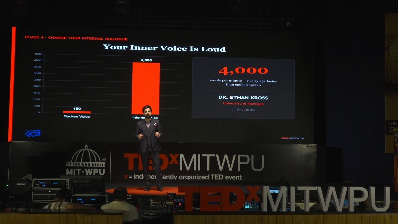 Why your inner dialogue shapes how the world hears you | Kunal Buch | TEDxMITWPU