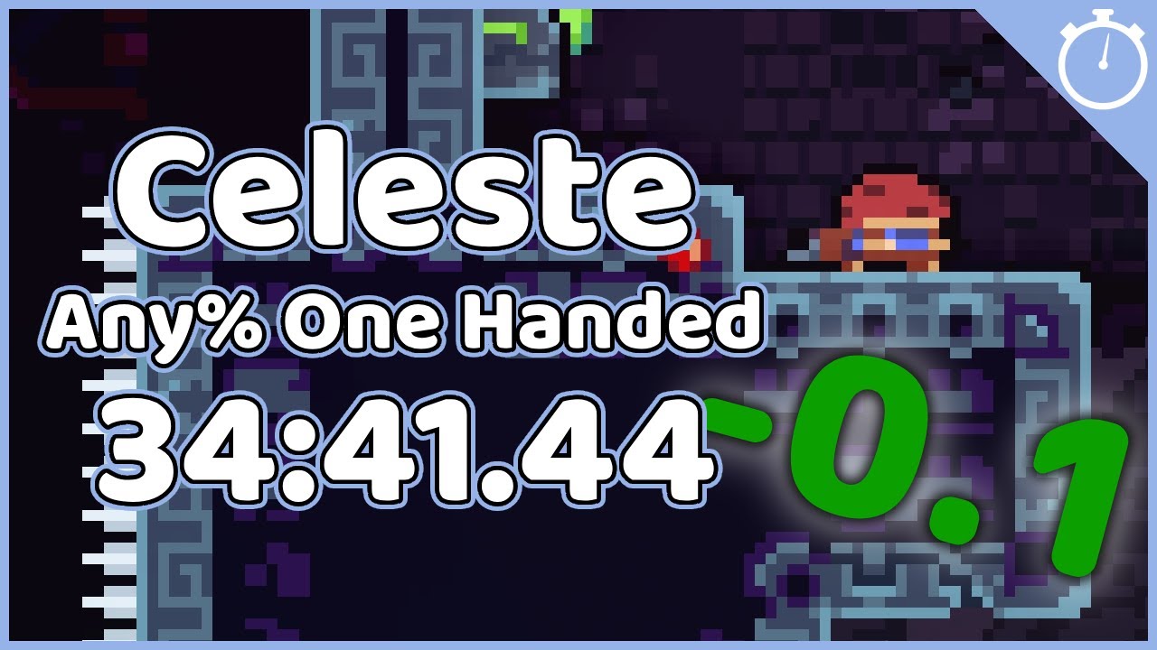 片手セレステ】Any% One Handed 34:41.44（RTA世界唯一） - YouTube