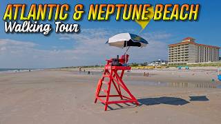 Atlantic Beach and Neptune Beach Walking Tour | Atlantic Blvd to the Beach 4K
