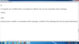 Java Tutorial 7: Java Modifiers