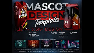 Mascot-Esports Logo Vector Templates Design