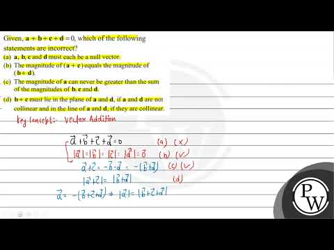 Given, \( \mathbf{a}+\mathbf{b}+\mathbf{c}+\mathbf{d}=0
