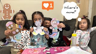 Creating Our Own Gingerbread Man Disguised || Holiday Edition || Mickey Mouse || The Little Mermaid