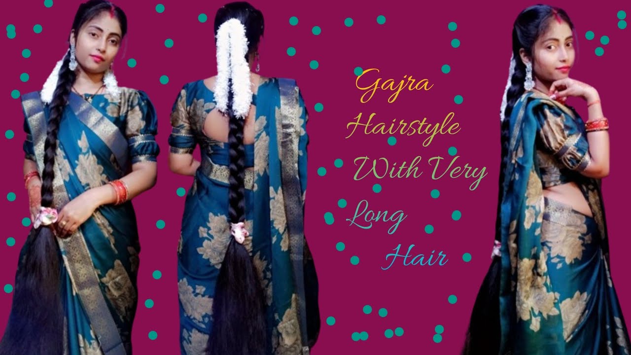 self combing longbraid gajrahairstyle with verylonghair