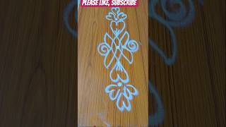 Beautiful sideborder muggulu #rangolis#kolams😛😛