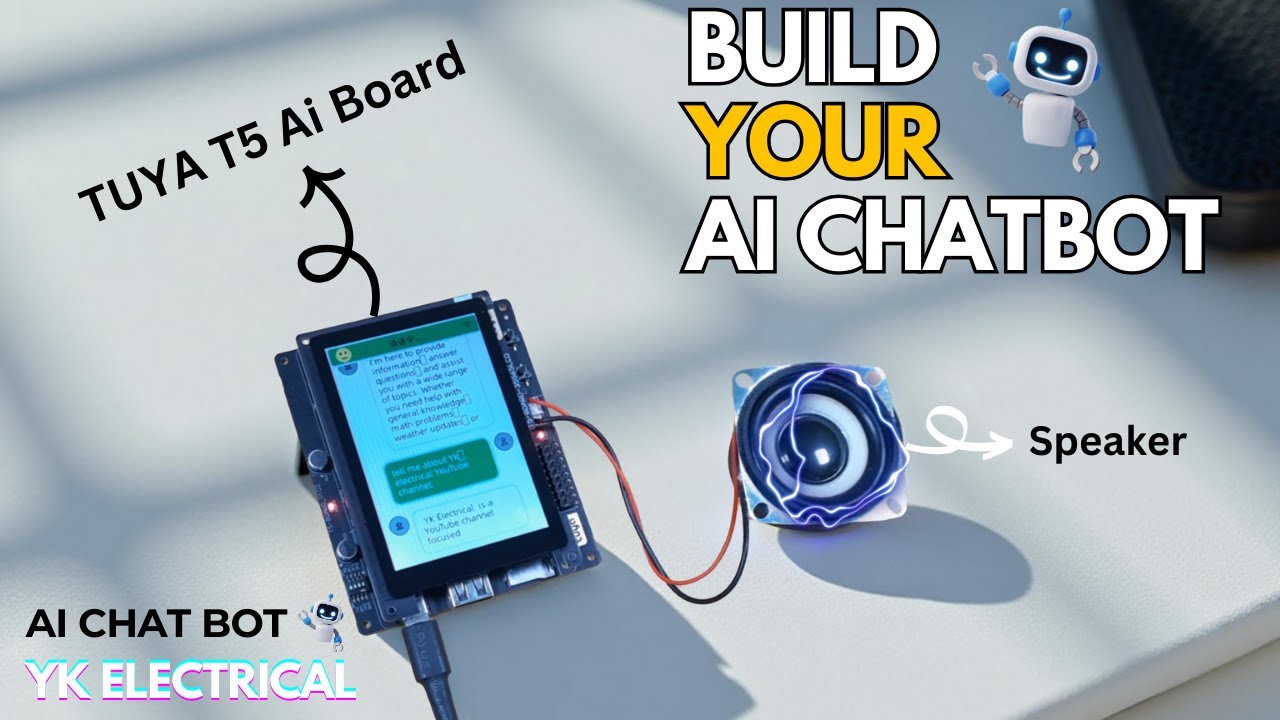 Build your own Ai chat bot with TUYA T5 Ai board | How to make a simple ...