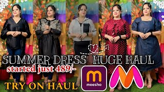 Meesho💕 Myntra Mix Haul || With Try On || Started just 499/- 💕#viral #viral #fashion #meesho #myntra