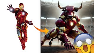 AVENGERS but BULL 🐂😡💥 All Characters ( Marvel & DC ) 2024