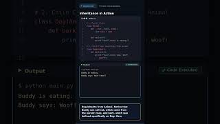 Information Python for Beginners - Part 69: OOP Inheritance | Learn Python from Scratch #shorts Update