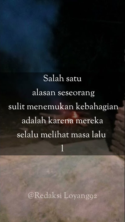 Story WA Di ujung malam sepi