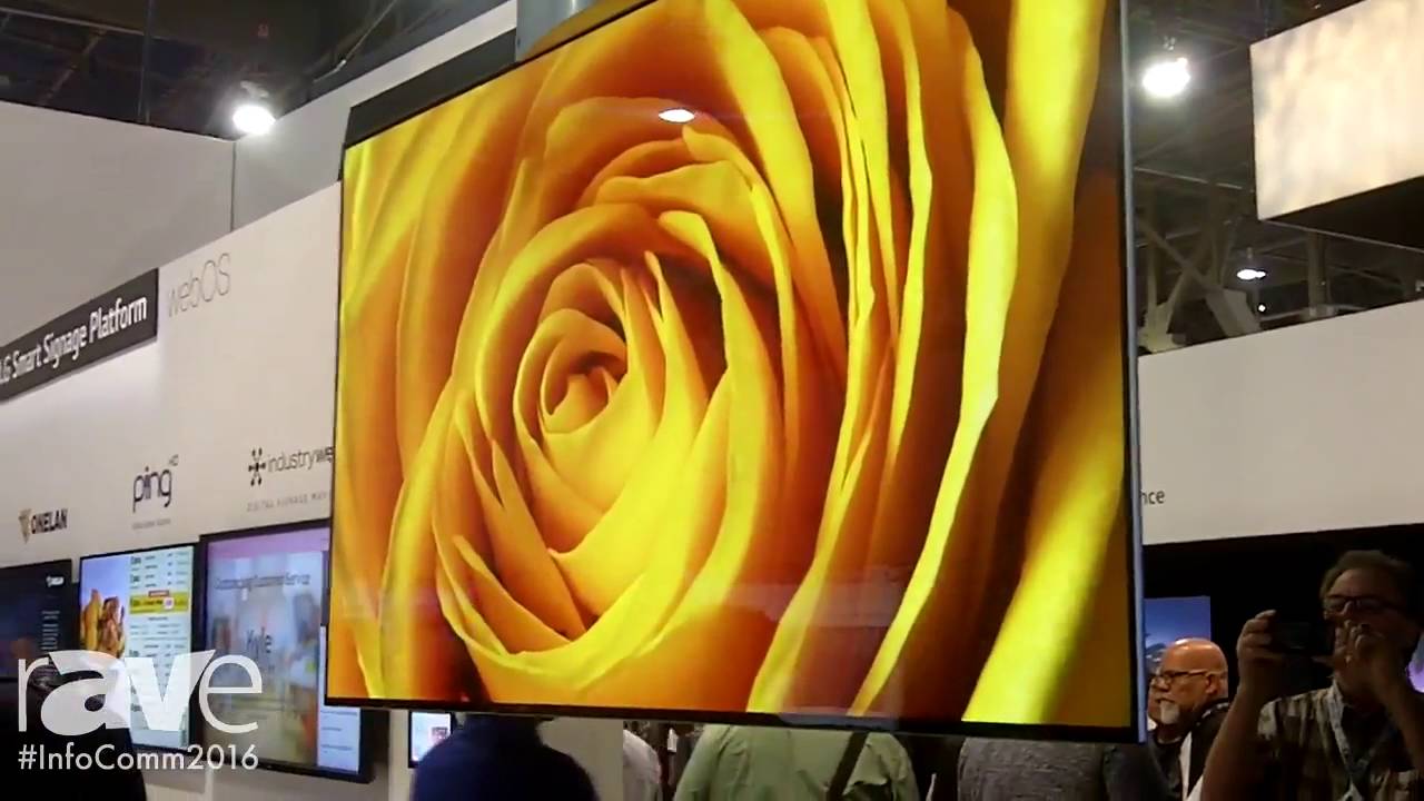 InfoComm 2016 - LG Electronics Demonstrates New OLED Dual Sided Flat ...