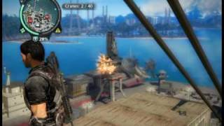 Just Cause 2- Crane Destruction