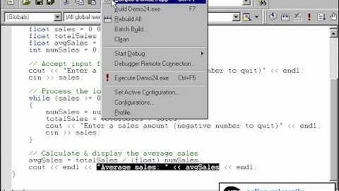 0806 Demo of Complete Program - Visual C++ Tutorial