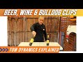 Towing Dynamics explained with beer, wine and bulldog clips