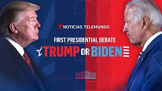 The First 2020 Presidential Debate: Joe Biden \& Donald Trump (Full Debate - ENGLISH)