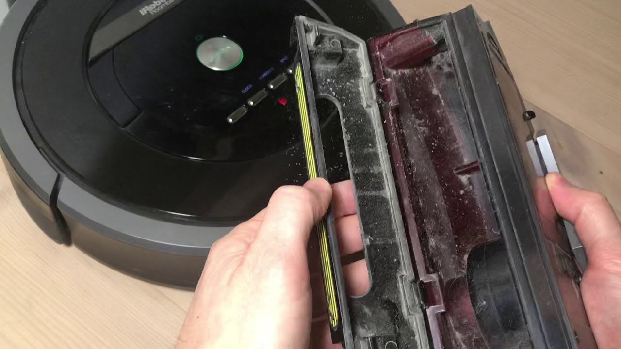 iRobot Roomba 800-series weekly maintenance & cleaning instructions