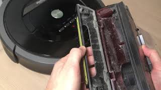 iRobot Roomba 800-series weekly maintenance & cleaning instructions