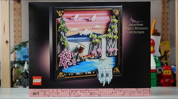LEGO Art 31218 Japanese Cherry Blossom Landscape - LEGO Speed Build Review
