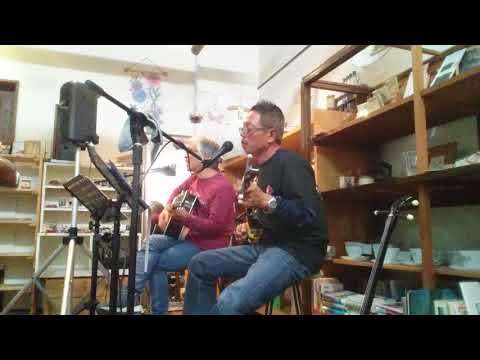 「ダイナミック琉球」(cover)志摩人ライブ(三線とギター)🎵最後、ギターと三線が合わずにずっこける
