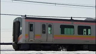 E129系B22編成 信越本線上り普通436M 新潟→長岡