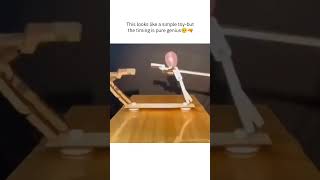 This looks like a simple toy-but the timing is pure genius